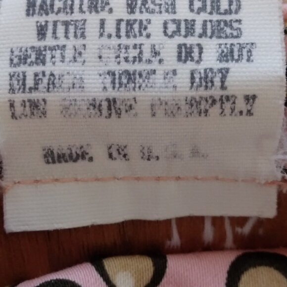 Vintage Pink Cotton Blend Stretch Skirt Made USA | Size S - Picture 8 of 8